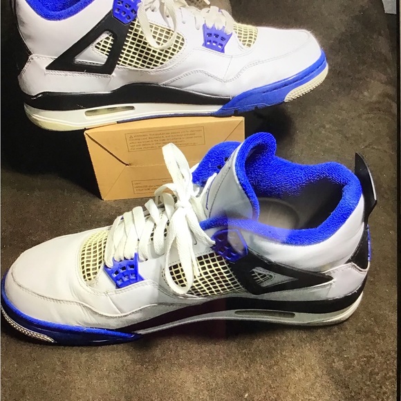 AIR JORDAN 4 RETRO MOTORSPORTD ( 308497-117) Sz 11.5 MENS SNEAKER (2016) - Picture 2 of 16